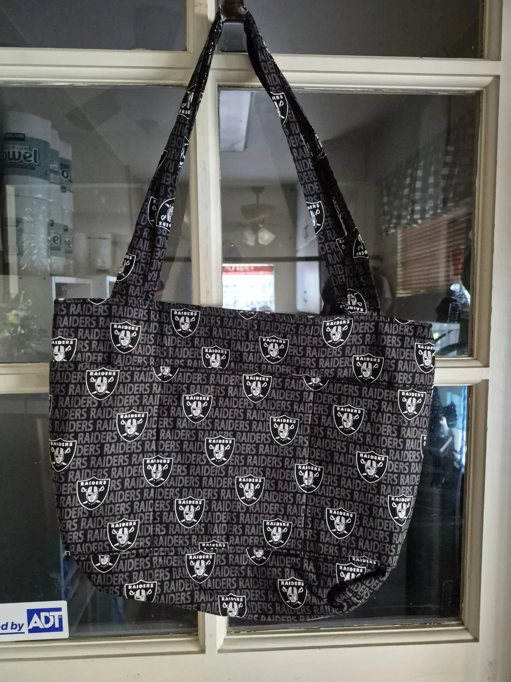 NFL Riders  Black Logo Tote Bag